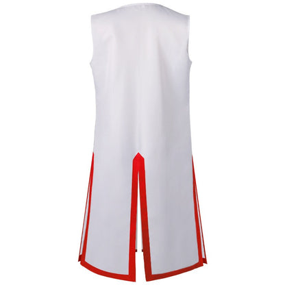 2025 Euro-American Halloween Medieval Knights Templar Cos Robe with Belt with Men & Women,Ball Party Performance Costume Unisex
