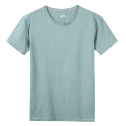 Hot Sale T-Shirts Male Tshirts Men Summer Tee Shirt Women Plain Solid Cotton Blue Short Top Tees Female Lady Girl Boy Brand Tee