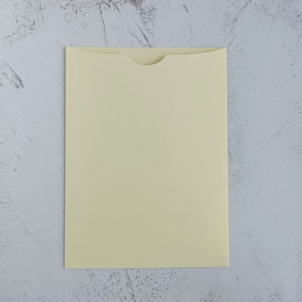 Customized Invitation Envelope, Personalized Wedding Card Holder, Blank Pocket Envelop 50 Sets