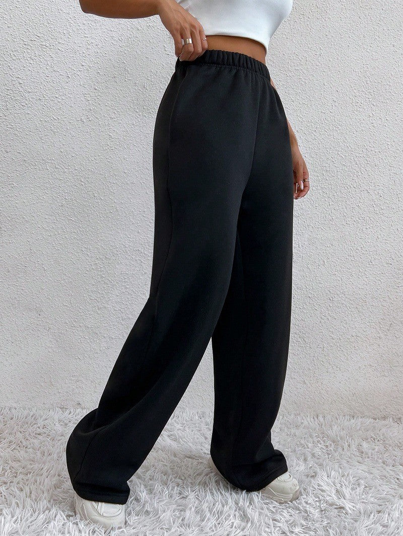 Women's Clothes Pants New Women's Velvet Warm Trousers With High Waist And Drape For Casual Sports Daily Wear Y2k Pants Trousers