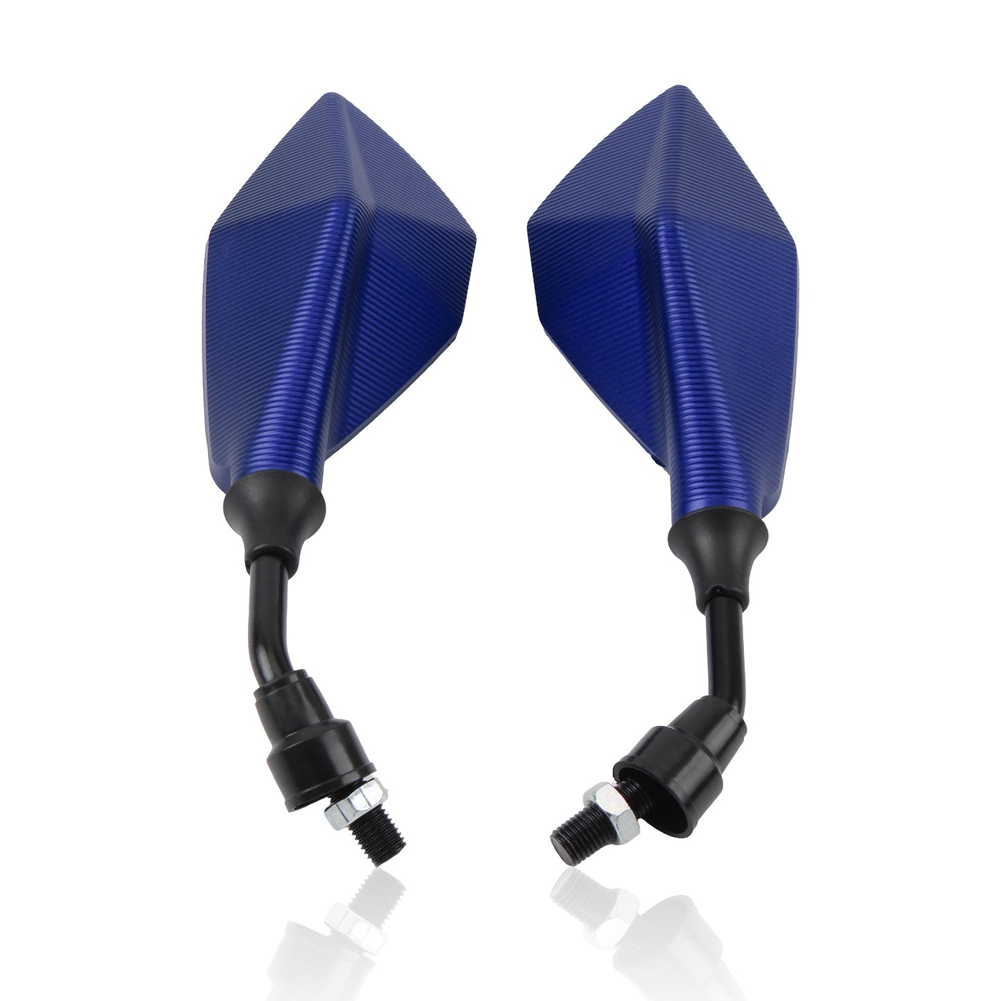 2 Peças 10MM Universal Retrovisor de Moto Grande Angular Ajustável Para Scooter Bicicleta Elétrica Ciclomotor Quadriciclo Acessórios Modificados