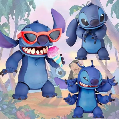 Novo Stitch Montanha Passagem Estilo Modelo de Montagem Bonecos de Ação Brinquedos Educativos Infantis Coleções Presente de Natal Surpresa