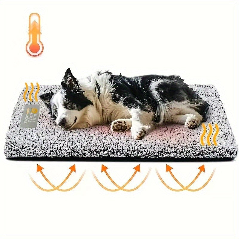 Tapete Térmico de Inverno para Animais de Estimação, Almofada Super Quente para Cães e Gatos, Tapete Lavável e Antiderrapante, Adequado para Cães e Gatos de Pequeno a Grande Porte