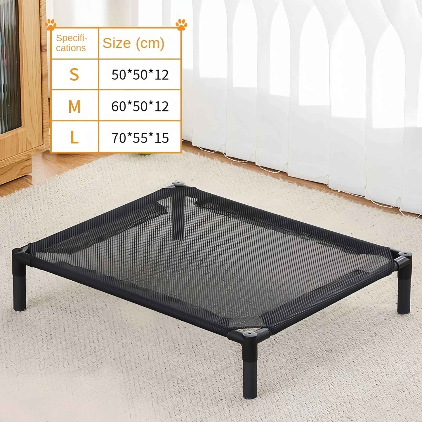 Cama de cachorro dobrável indestrutível para animais de estimação ao ar livre, camas de cachorro em promoção, resfriamento de verão, lavável