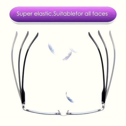 4pcs Fashion Reading Glasses Classic Design with PC Material Unisex Fit Comfortable Reading Experience for Adult +1.0 To +4.0