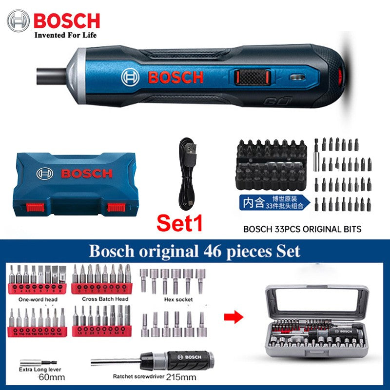 Parafusadeira Bosch Go 2 Recarregável Sem Fio Furadeira Parafusadeira de Impacto Bosch Go Parafusadeira Elétrica Ferramentas Elétricas Domésticas Multifuncionais
