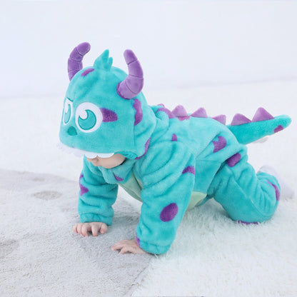 Boys Girls Costume Cute Animal Onesie Halloween Cosplay Outfit Festival Party Jumpsuit Kigurumis Winter Warm Clothes