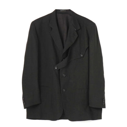 WVGA Spring Autumn New Man Tide Yamamoto Trendy Linen Blazer Niche Chic Casual Turn-Down Collar Long Sleeve Suit Coat Ins W13673