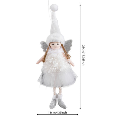 2024 New Year Gift Cute Christmas Angel Doll Xmas Tree Ornament Noel Deco Christmas Decoration for Home Natal Navidad 2023 Decor