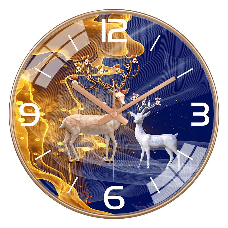 12 Inch luxury silent wall clock simple abstract clock for living room kitchen bedroom Nordic style personalized home decoration