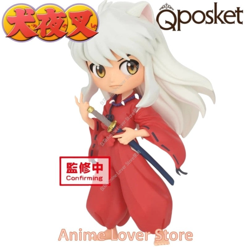 Em estoque Bandai Banpresto Original Q Posket Inuyasha Sesshoumaru Higurashi Kagome Miroku shippou Anime Figure Brinquedos presente