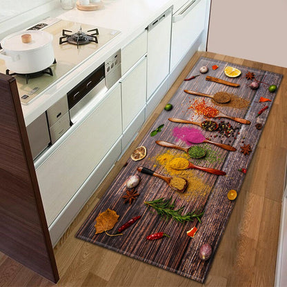Kitchen Rug Durable Home Entrance Doormat High-end Kitchen Mats for Floor Waterproof House Hold Washable Non-slip Large Carpet