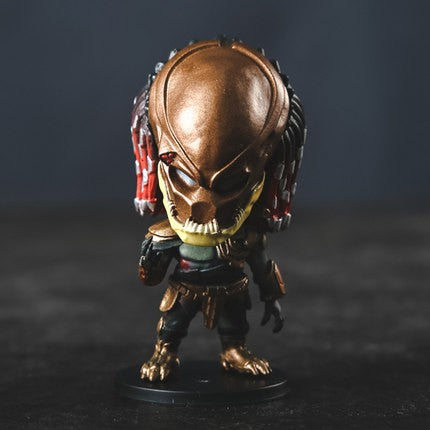 Predators Ultimate P1 Jungle Hunter Jungle Demon Concrete Clan Leader PVC Statue Figure Collectible Model Toy 7cm