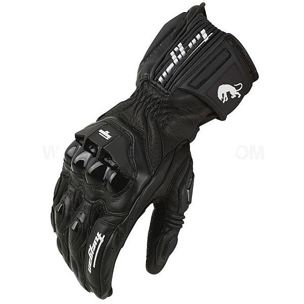 Luvas de Couro Genuíno para Motociclistas Masculinas Luvas de Motocross Corta-vento para Pilotagem ao Ar Livre Equipamento de Proteção para Motociclismo com Tela Sensível ao Toque