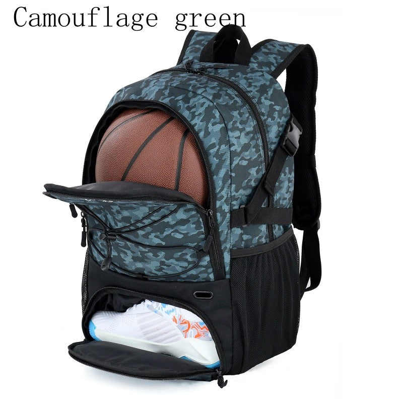 Mochila de basquete grande, bolsa esportiva com compartimento separado para bolas, compartimento para tênis de basquete, futebol, vôlei, natação, academia, viagens