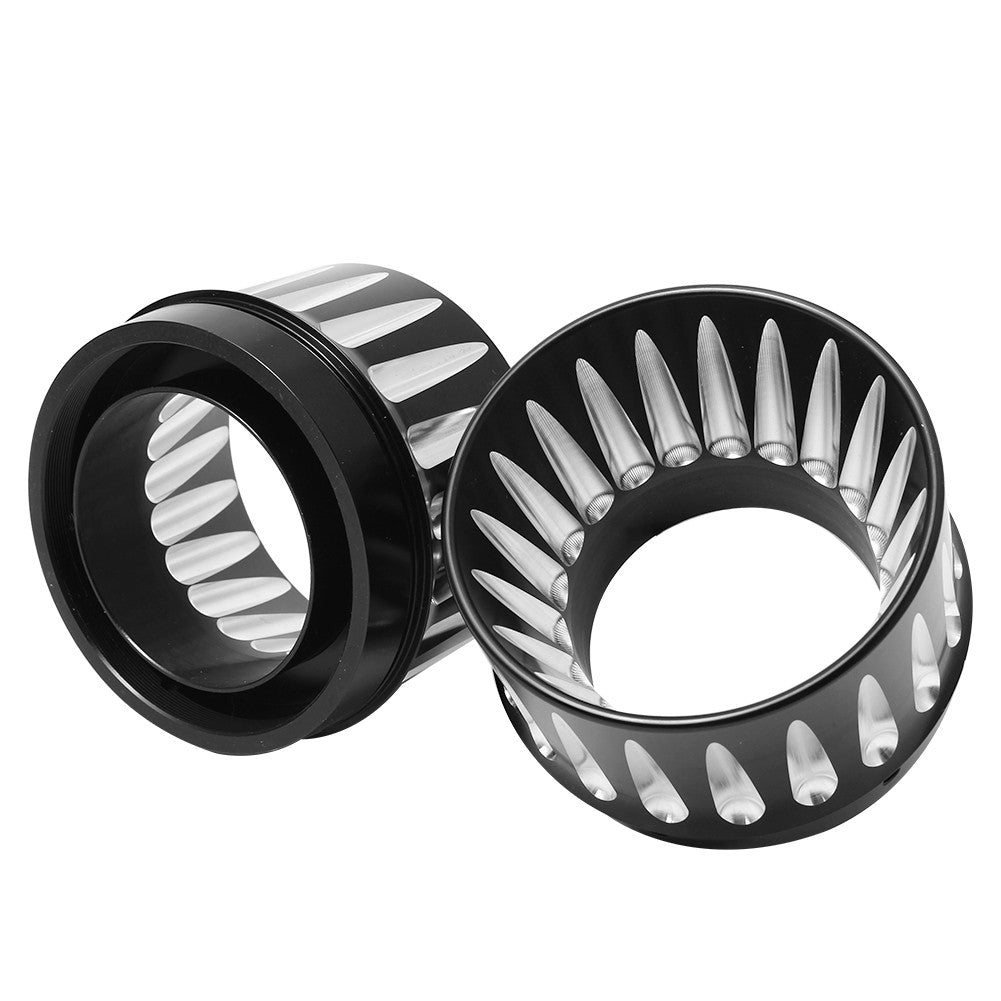 Motorcycle 4.4" Slip On Exhaust Mufflers Tips End Caps For Harley Touring CVO Street Road Electra Glide Road King FLHR 1995-2023