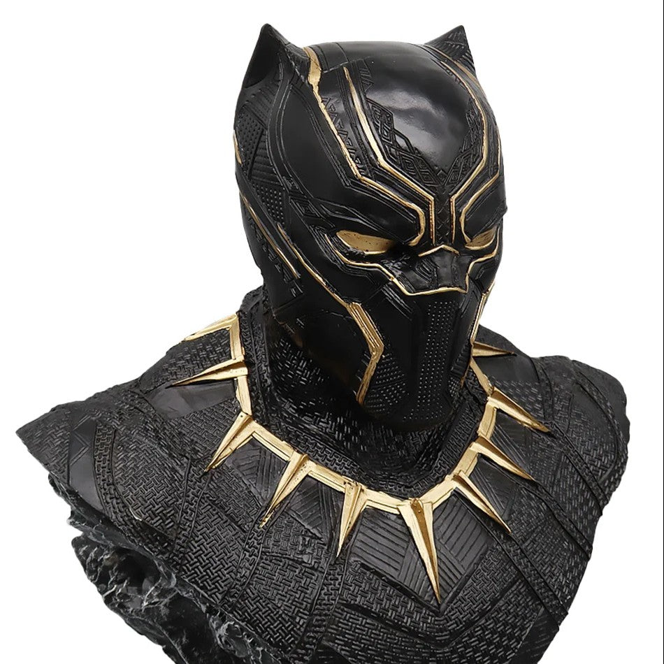 Iron Man Panther Bust Anime Figure Statue marvel Avengers Large Figure Living Room Ornament Resin Collection Gift Toys
