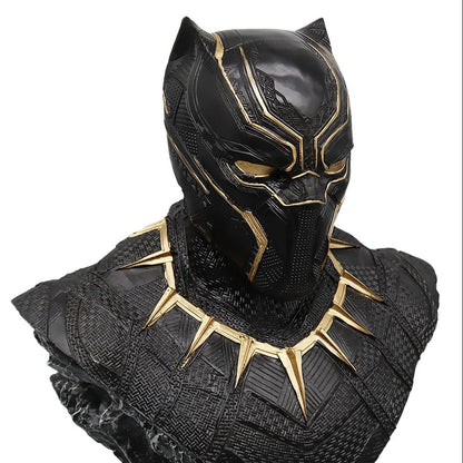 Iron Man Panther Bust Anime Figure Statue marvel Avengers Large Figure Living Room Ornament Resin Collection Gift Toys
