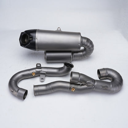 For Panigale V4 V4S Motorcycle exhaust system ti alloy modification muffler for Panigale V4 V4S Street Fighter V4 V4S 2025+