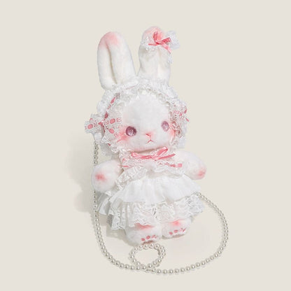 Kawaii Bunny Bag Princess Lolita Shoulder Bag Long-eared Rabbit Sweet Crossbody Bags