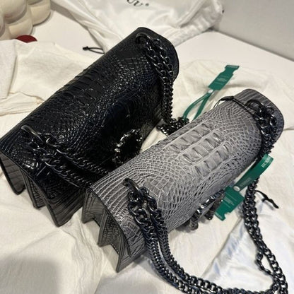Crocodile Pattern Underarm Bag Dionysus Handbag Texture Niche Chain Slung Shoulder Bag Explosions Fashion Trend Small Square Bag
