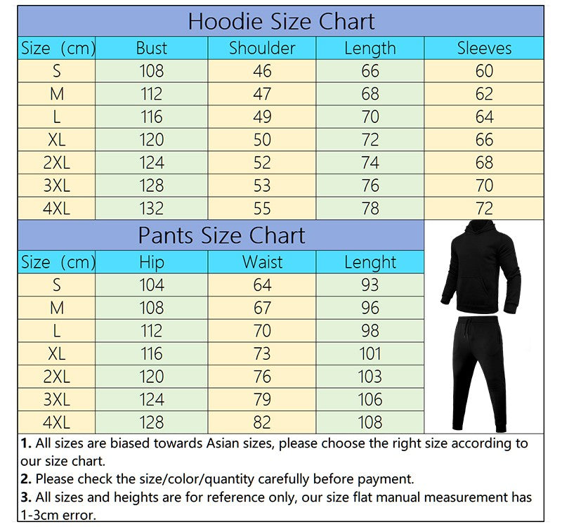 2025 Autumn New Arrival Man Hooded Tracksuit 2pcs Set Hoodie&sweatpants Male Daily Casual Sports Jogging Suit Gym Fitness Outfit