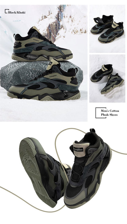 Baasploa New Men's Shoes Outdoors Walking Sneakers Waterproof Shoes Comfort Tenis for Men Non-Slip