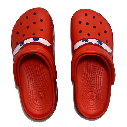 Chinelo Infantil Relâmpago McQueen Disney Pixar Sandália Desenho Animado Luz Piscante Antiderrapante Sapato de Praia Piscina Presente