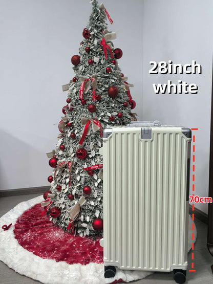 Luxury Suitcase High Quality Upgrade Thicken PC Material Rolling Luggage Aluminum Frame 20/24/26/28/30inch Travel Trolley Bags