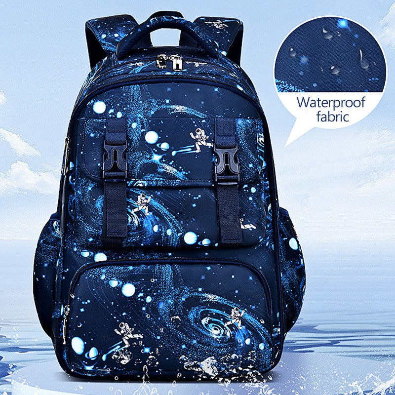 Mochila Ergonômica de Suporte Confortável para Coluna, para Livros Infantis do Ensino Fundamental e Médio Meninos Leve