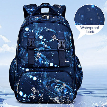 Mochila Ergonômica de Suporte Confortável para Coluna, para Livros Infantis do Ensino Fundamental e Médio Meninos Leve