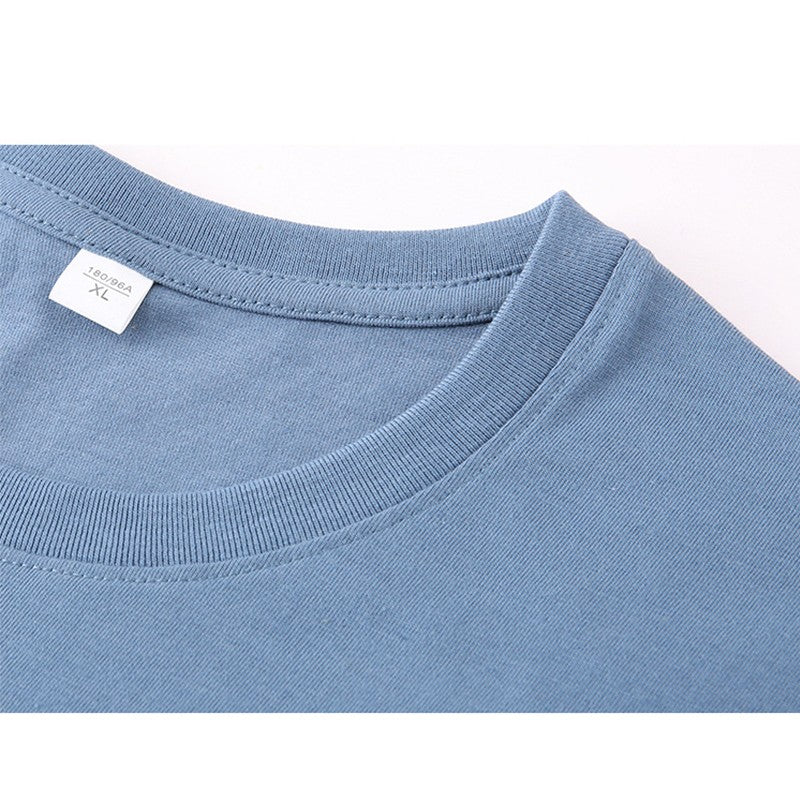 Long Sleeves T-Shirts Men 100% Cotton Tee Tops Male Autumn Basic Plain Color Tshirts Women Normal Fit Size M-5XL Under Wear Man