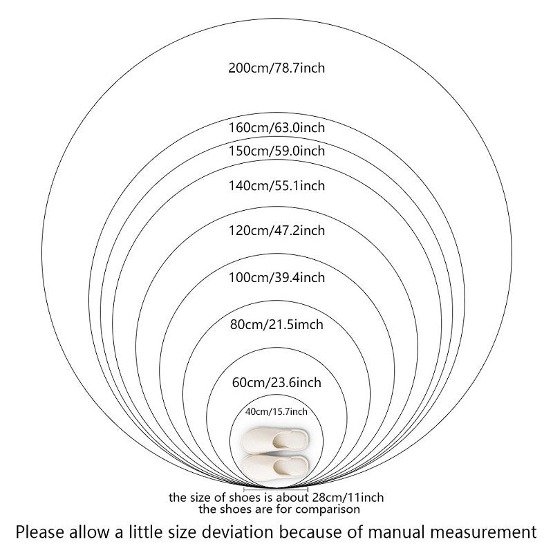 100/120/140/160 Round Rug Fluffy Soft Area Rugs for Kids Girls Room Princess Castle Plush Shag Carpet Cute Circle Bedroom Decor