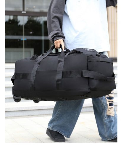 Travel Bag, Large Capacity Handbag, Portable Outdoor Carry-On Luggage, Wheeled Travel Bag, Convenient and Practical Unisex Travel Bag
