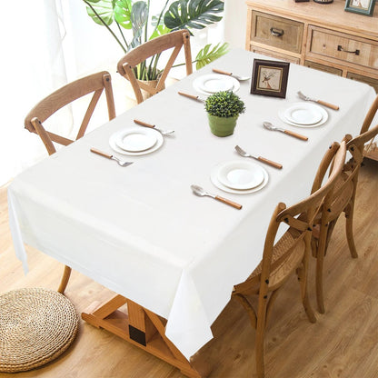 Rectangle PEVA Tablecloth Table Cloth Overlays Wedding Christmas Home Dining Table Decor 2024 Baby Shower Birthday Party Decor