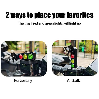 Luzes de LED de Motocicleta Pequena Lâmpada de Tráfego Moinho de Vento Segurança Decorações Fofas para Bicicletas Motocicleta para Moto Elétrica de Montanha e Estrada