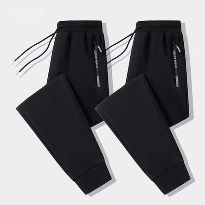 Calça casual masculina primavera e outono nova solta reta calça comprida calça jogger esportiva da moda