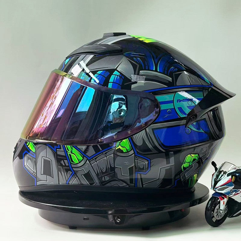 DOT Certified Full Face Motorcycle Helmet for Men And Women Anti-Fog Racing Style Couples Motorcycle Helmet