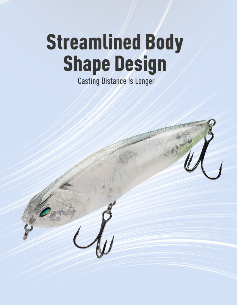 Iscas Artificiais Flutuantes LEYDUN Z-Claw Tipo Lápis 86mm 100mm 120mm Iscas Rígidas Topwater Stickbait de Superfície Boa Ação Wobblers para Robalos