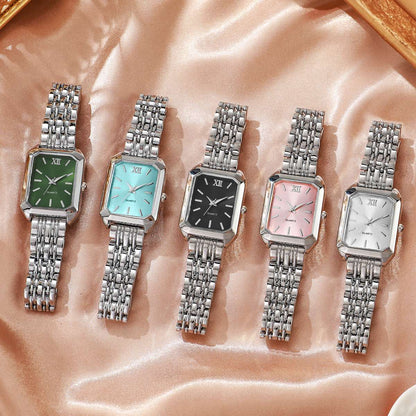 Elegant Women Quartz Watch Fashion Rectangle Analog Wristwatches Reloj Mujer Girls Clock Gift?Without Box?