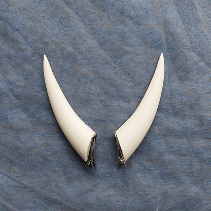 10/14/18cm Anime Gradient Halloween Devil Horns Head Clip Night Party Cosplay Headwear Dark Gothic Comic con Props Accessories