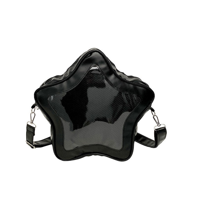 Japanese Style Minimalist Cute Aesthetic Shoulder Bag for Students Kawaii Crossbody Purse Street Fashion