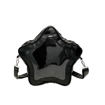 Japanese Style Minimalist Cute Aesthetic Shoulder Bag for Students Kawaii Crossbody Purse Street Fashion