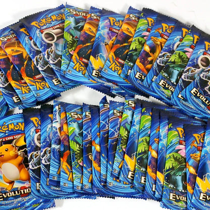 ?Mais Recente 324 Peças Cartas Pokémon Sol & Lua XY Evoluções Caixa de Booster Pokémon Brinquedo de Cartas Colecionáveis para Crianças?