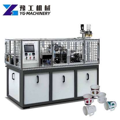 Professional Manufacturer Automatic Coffee Tea Cup Making Machine Price Paper Cup Forming Machine 90 Pcs/min Production Capacity