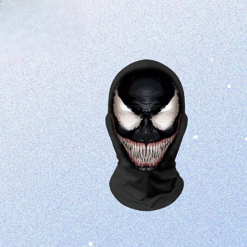 3D Printed Mask Funny Full Face Mask Men and Women Cosplay Role Play Headdress Party Props Realistic Mask Stretch Halloween Mask