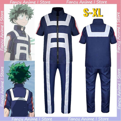 Anime My Hero Academia Cosplay Clothing Men Women School Uniform Midoriya Izuku Suit Sports Uniform Handsome Role Play Outfit