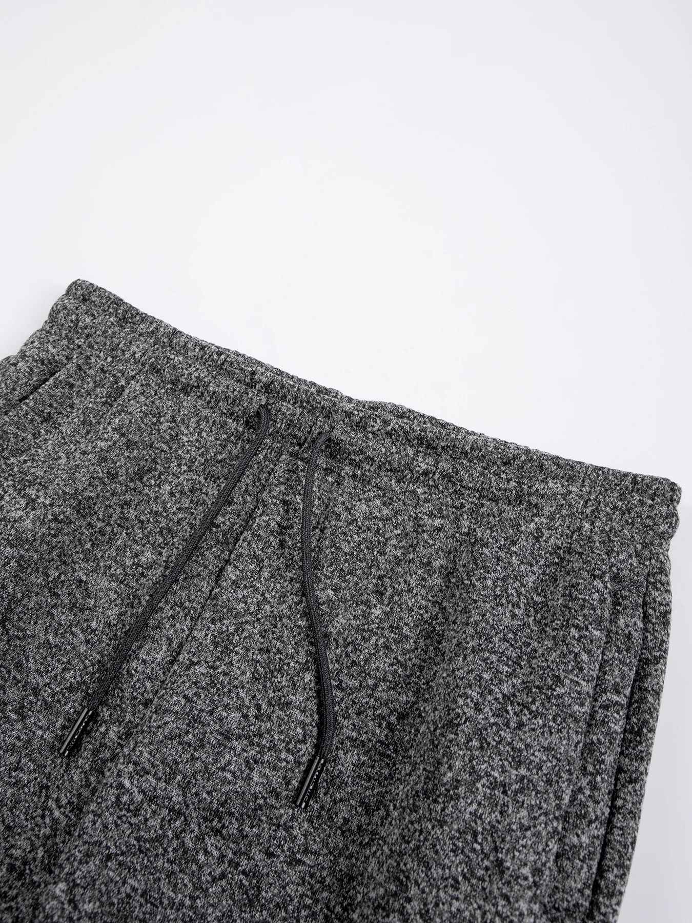 Calça Esportiva Jogging Masculina Calça de Moletom Casual Diária Cor Sólida Outono Calça Jogger de Cintura Elástica Calça Comprida de Treino Masculina