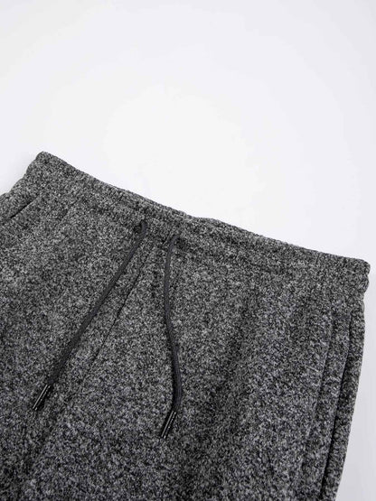 Calça Esportiva Jogging Masculina Calça de Moletom Casual Diária Cor Sólida Outono Calça Jogger de Cintura Elástica Calça Comprida de Treino Masculina