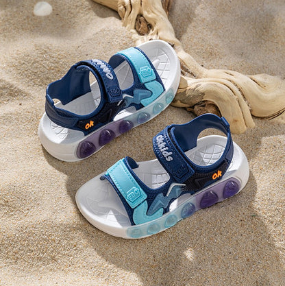 New Summer Children's Soft Soled Sandals Anti Slip Breathable For Boys And Girls Water Wading Baby Beach Sandals